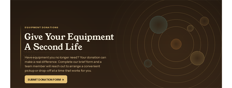 Donate Used Equipment